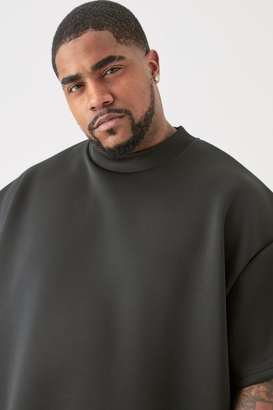 Plus Oversize Scuba T-Shirt