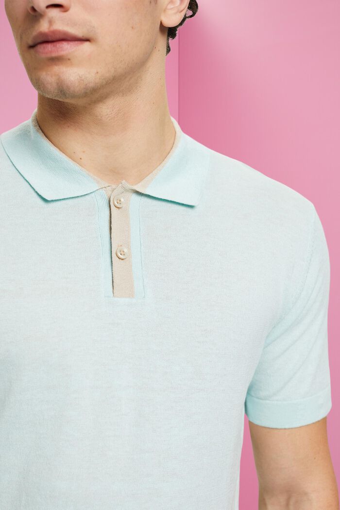 Poloshirt mit TENCEL™ und nachhaltiger Baumwolle