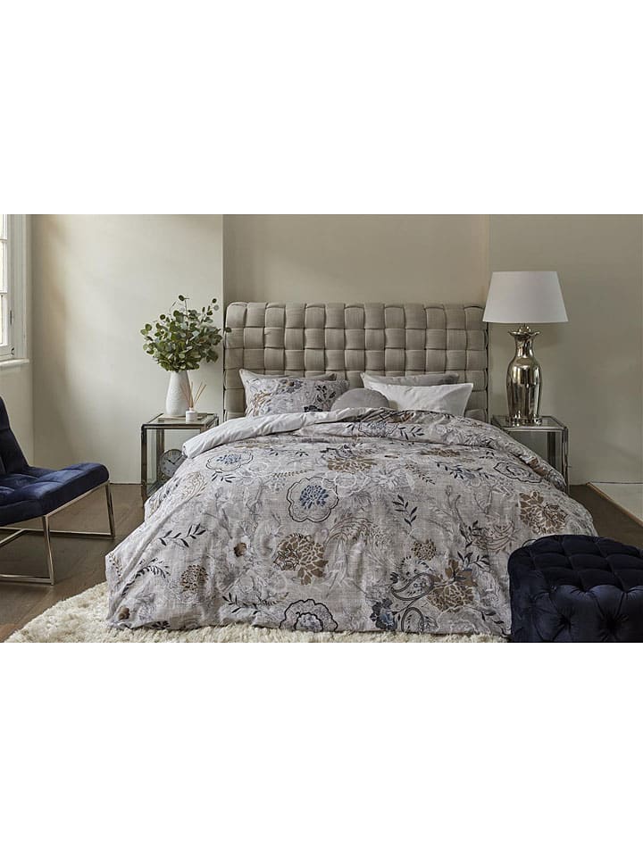 Rivièra Maison Bettwäsche-Set ''Floral Paisley'' in Beige/ Dunkelblau günstig kaufen