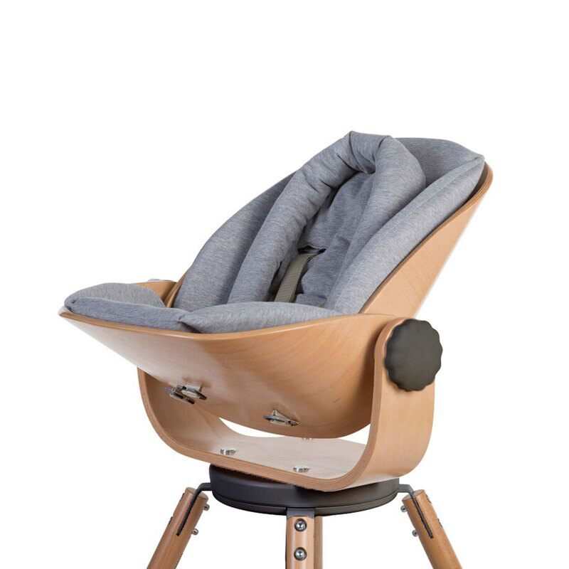 Coussin newborn réducteur gris pour transat pour chaise haute Evolu 2 Childhome