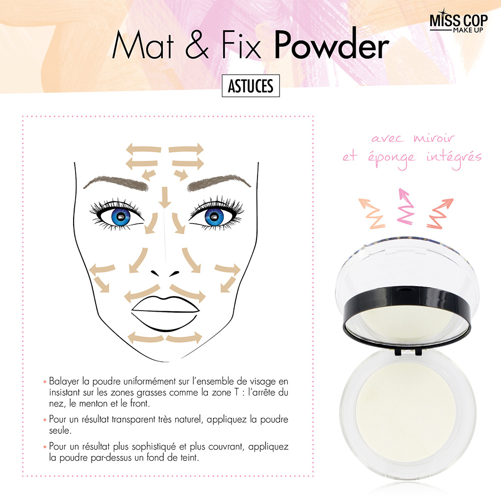 miss cop Mat & Fix Poudre matifiante