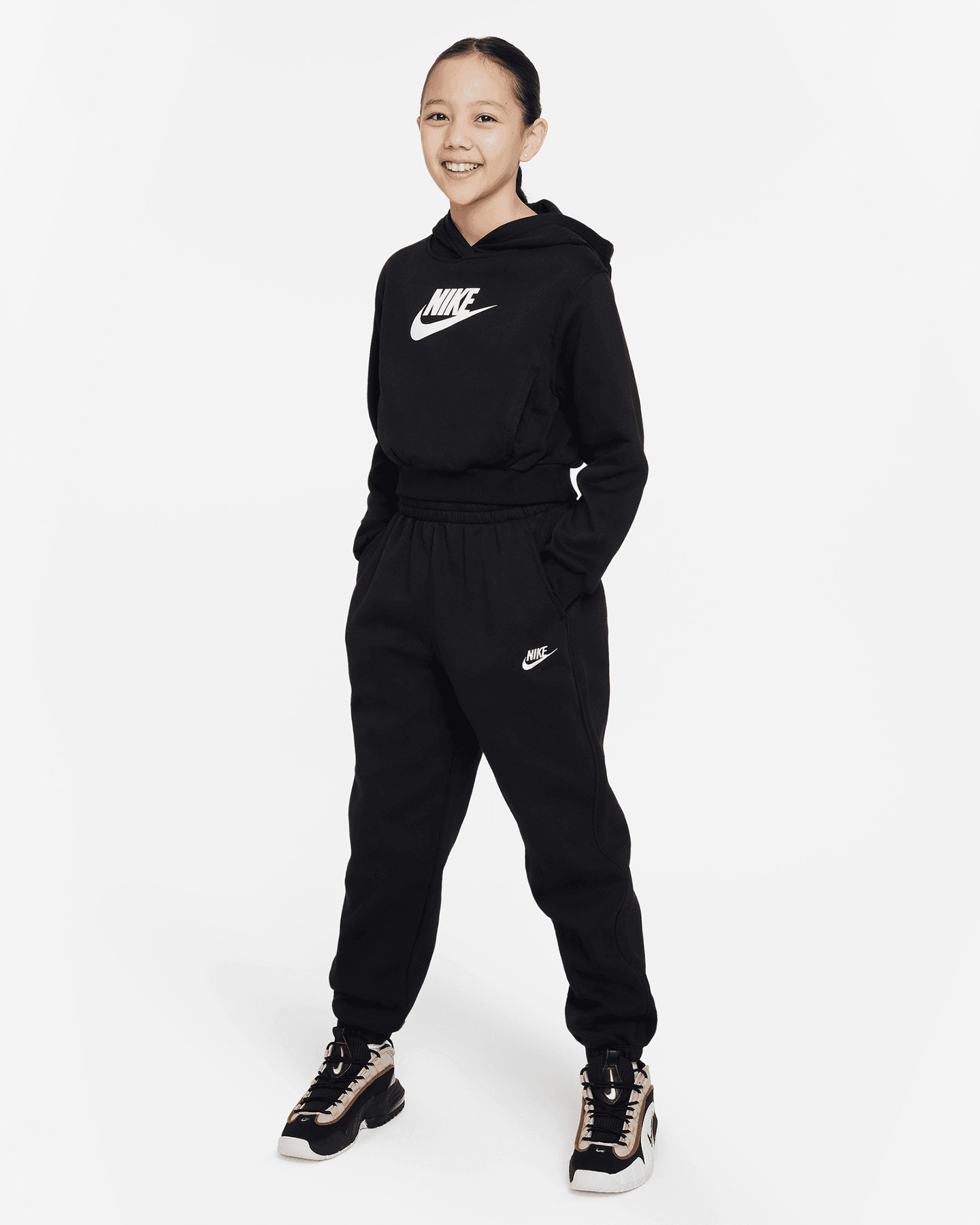 Felpa Nike Crop Big Logo Jr FD2925-010