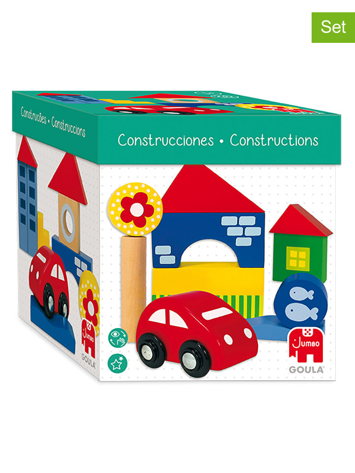 Jumbo 26tlg. Holzbausteine-Set in Bunt - ab 12 Monaten günstig kaufen onesize