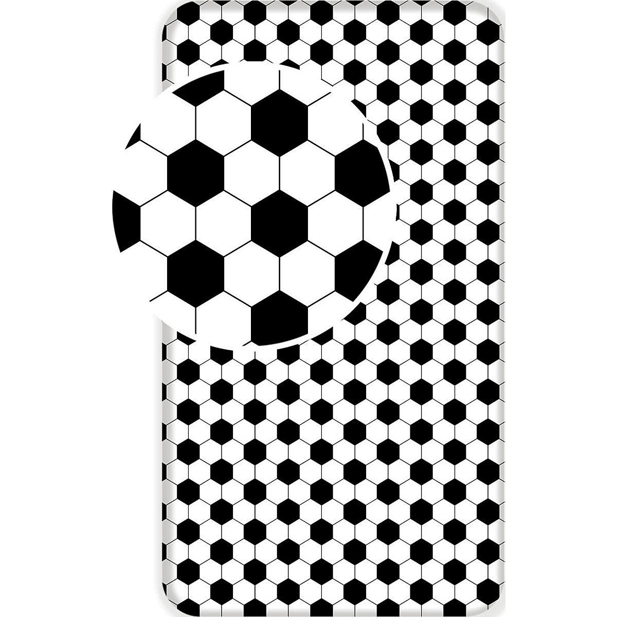 Spannbettlaken Football, 90 x 200 + 25 cm