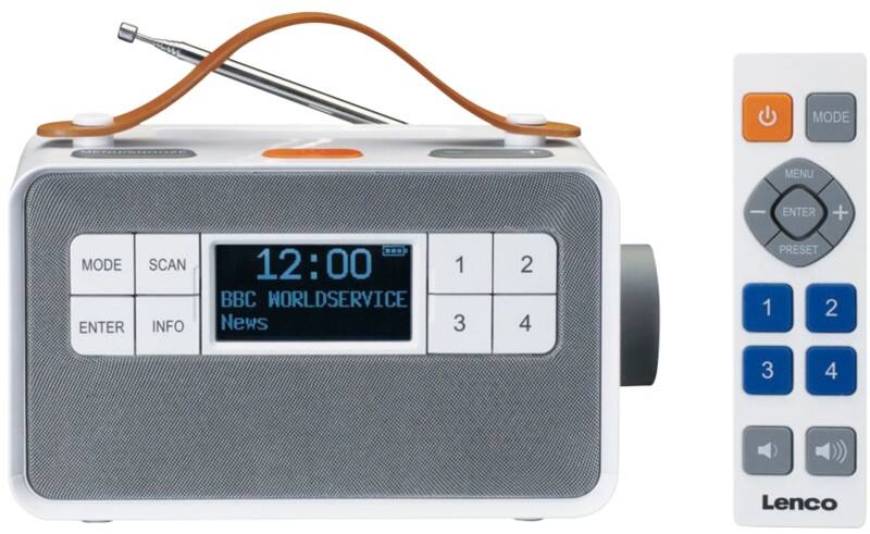 Lenco CD-Soundmaschine PDR-065 Weiß
