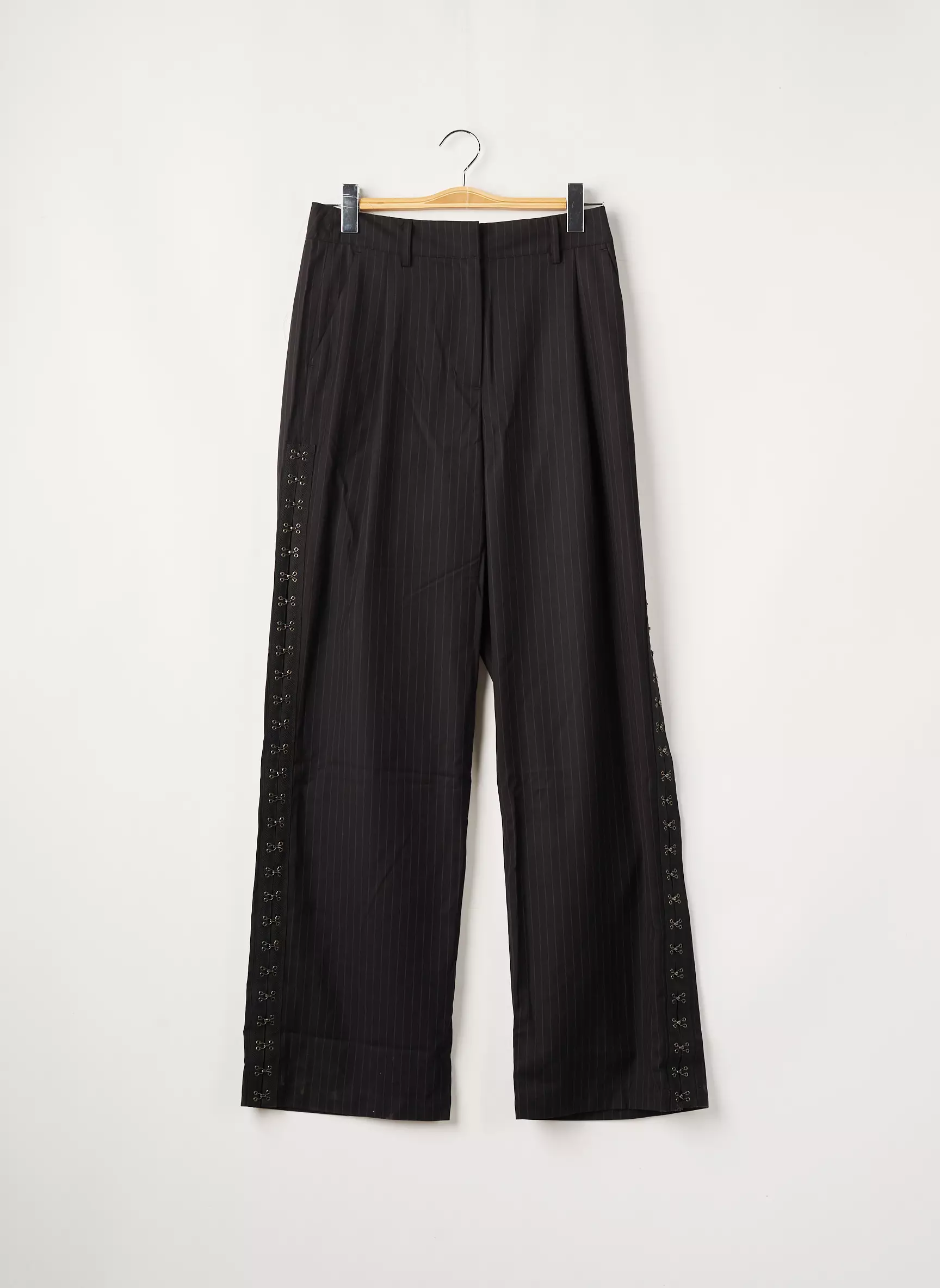 Daily Paper Pantalons Droits Femme couleur noir