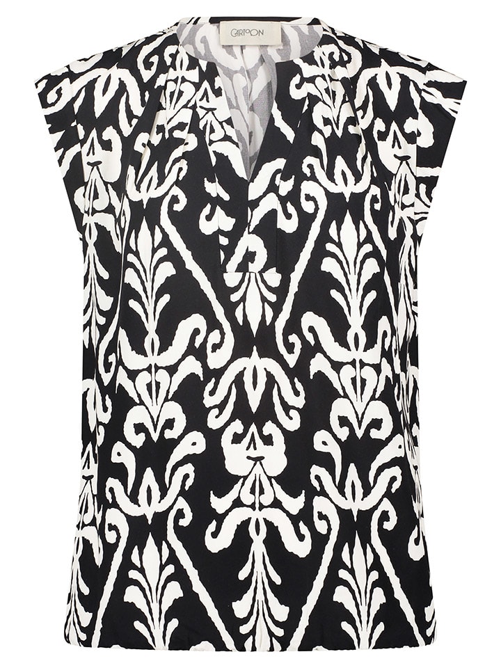 CARTOON Bluse in Weiß/ Schwarz günstig kaufen
