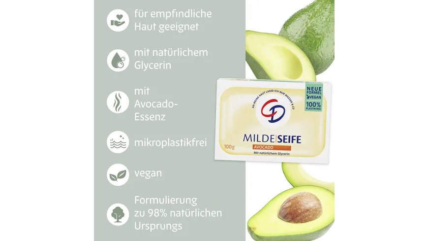 CD Milde Seife Avocado 100 g