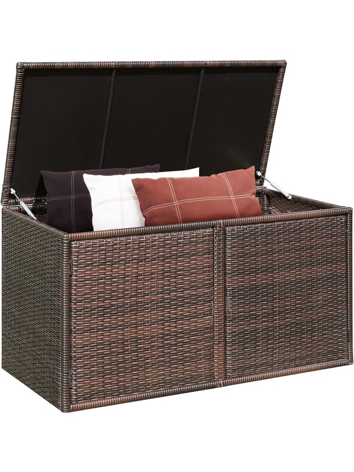 COSTWAY Auflagenbox 335L in Braun günstig kaufen onesize