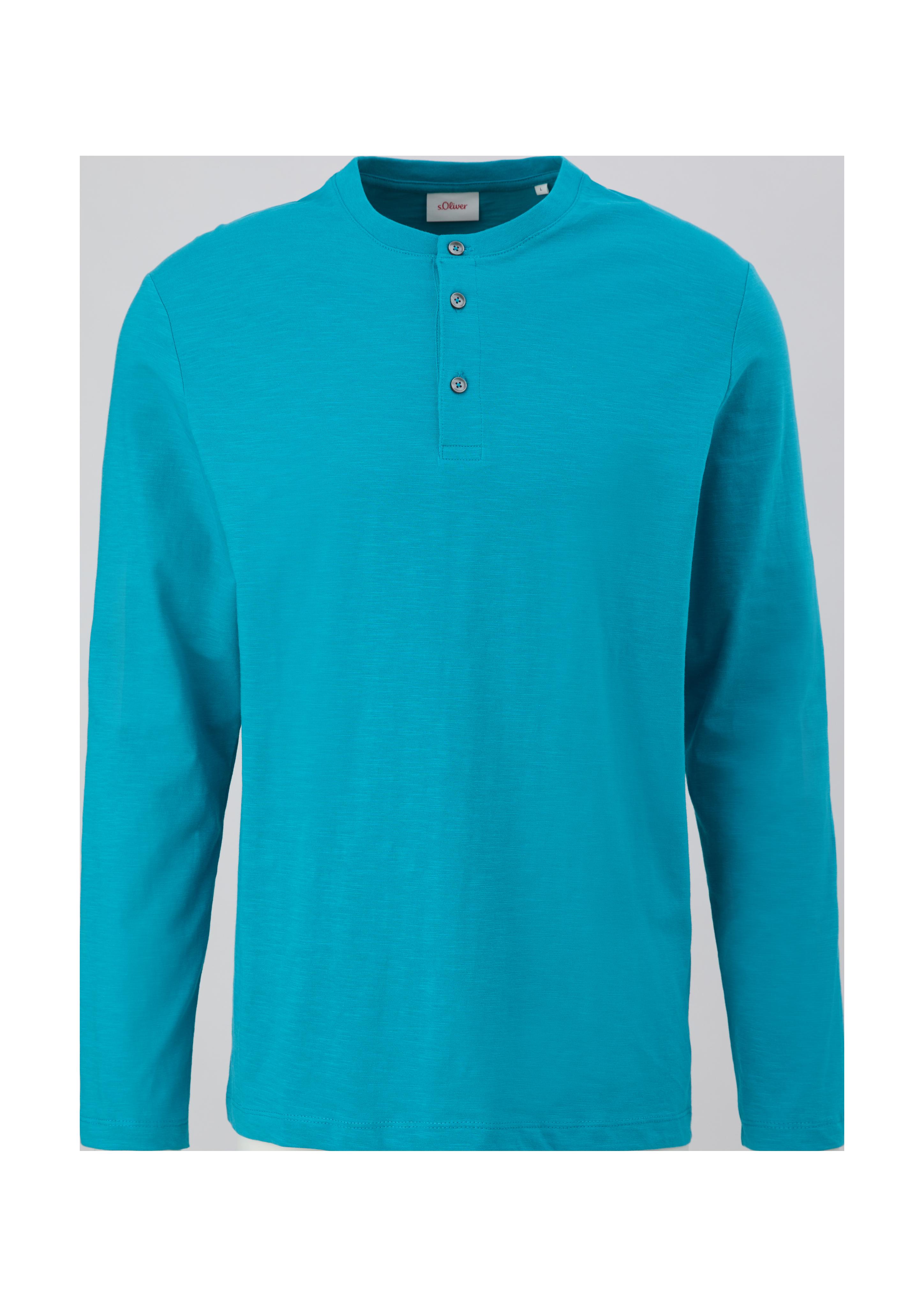 Longsleeve mit Henley-Ausschnitt  2129249-6376
