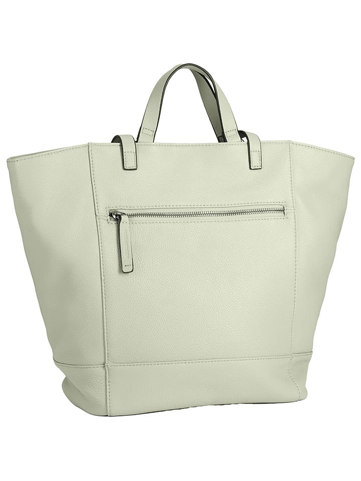 FREDs BRUDER Leder-Shopper in Grün - (B)45 x (H)31 x (T)16 cm günstig kaufen onesize
