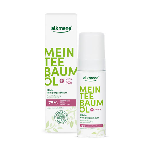 ALKMENE Mein Teebaumöl milder Reinigunsschaum  150 ml  Schaum