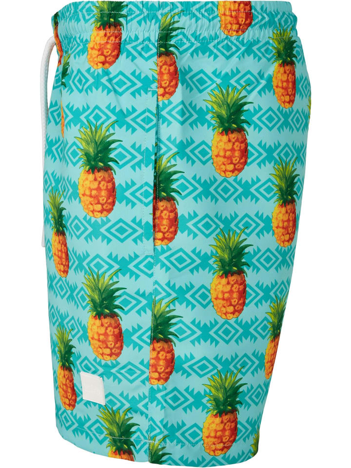 Urban Classics Urban Classics Badeshorts in pineapple aop günstig kaufen