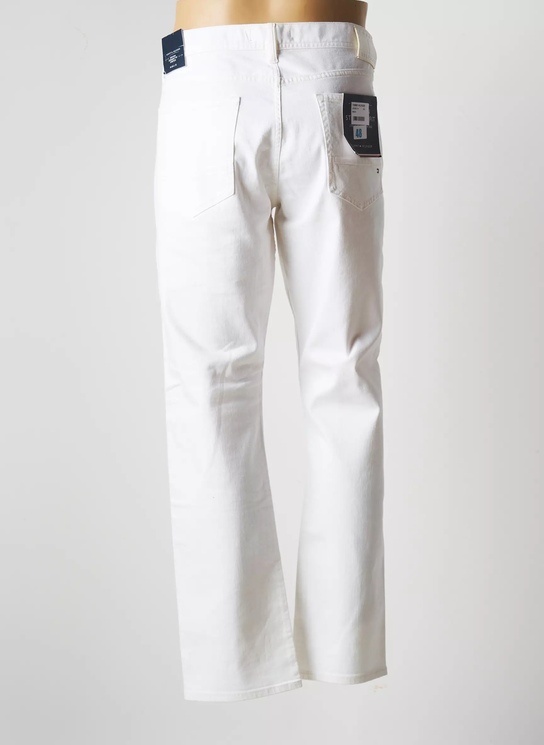 Tommy Hilfiger Jeans Coupe Droite Homme couleur blanc
