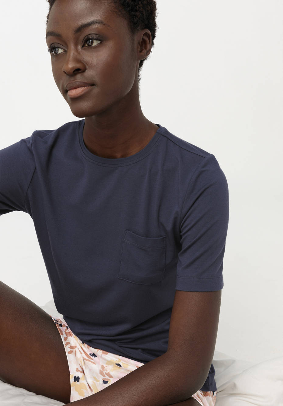 Halbarm Schlafshirt aus Tencel™Modal