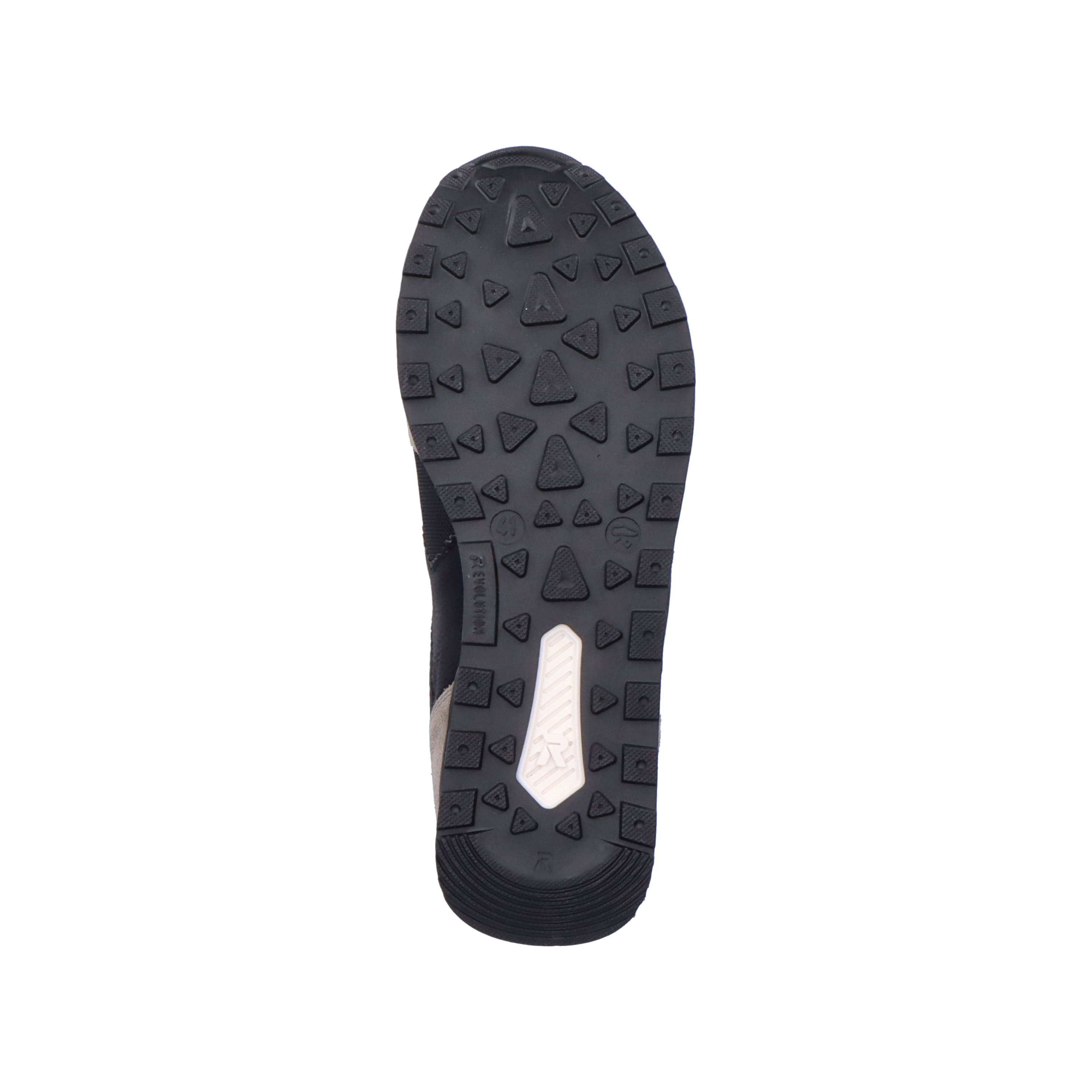 Rieker Herren Sneaker Low deep-black stone-grey