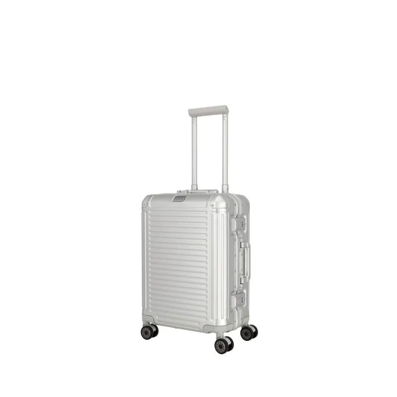 Travelite NEXT Trolley S mit 4 Rollen (55cm) - Silber