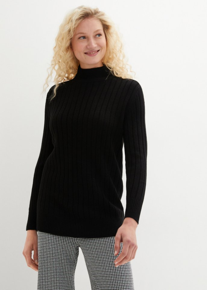 Pullover mit Stehkragen