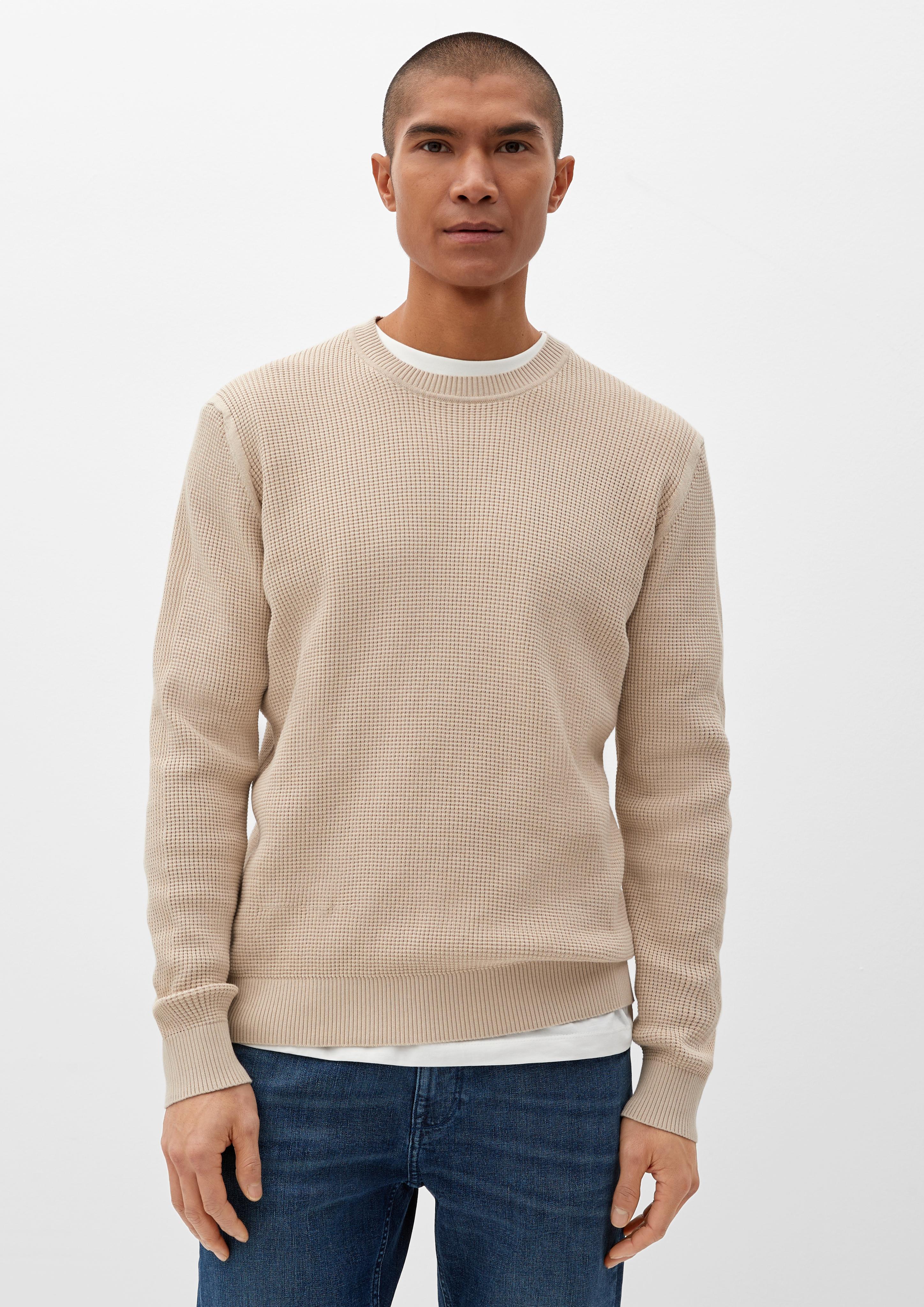 Pullover mit Waffelpiqué-Struktur  2129585-8138