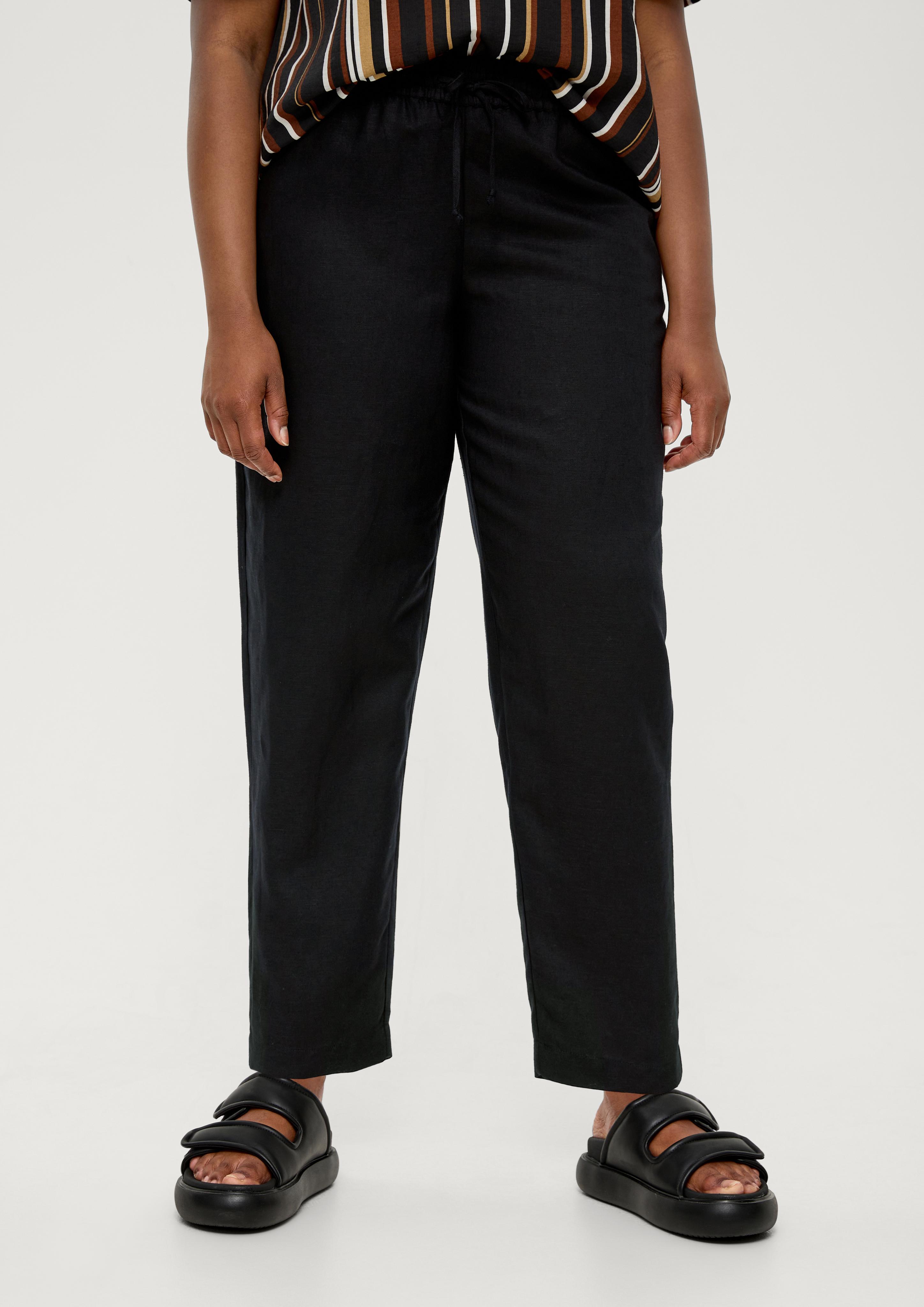 Relaxed: Hose aus Leinenmix  2130993-9999