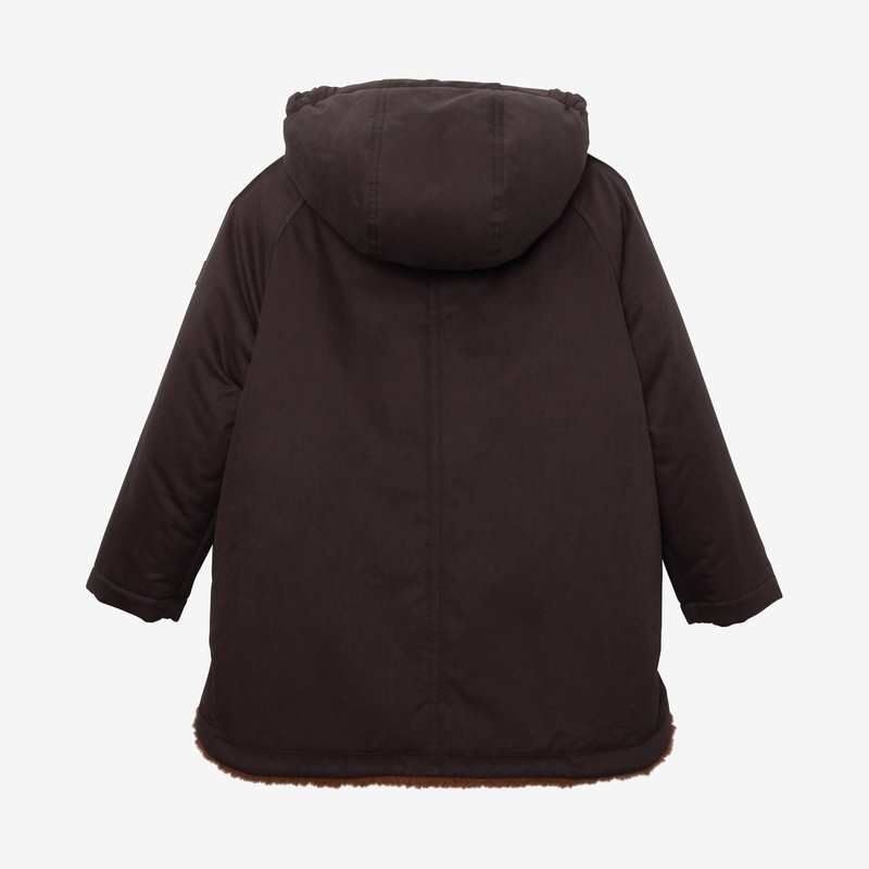 Parka fille fourrée noire Catimini
