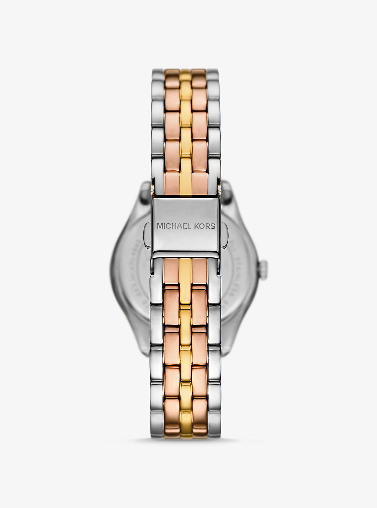 Mini Harlowe Pavé Tri-Tone Watch - TRI TONE