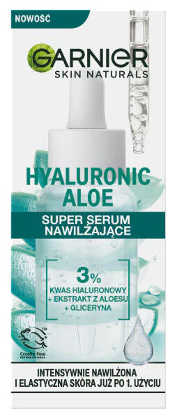 „Garnier Skin Naturals“ hialurono rūgšties ir alavijo stangrinamasis serumas