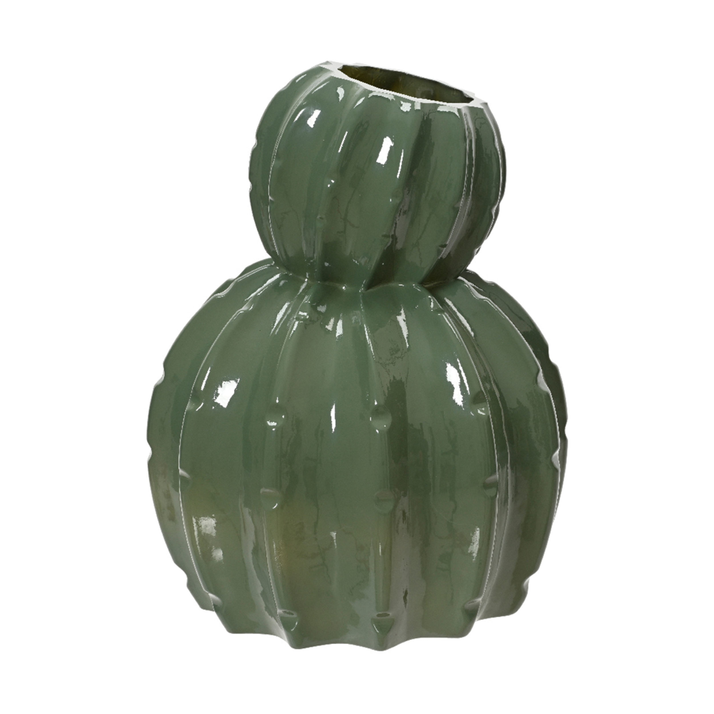 Vase Kaktus grün