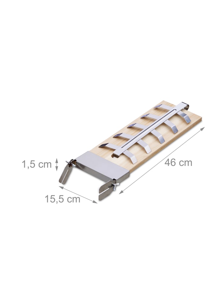 relaxdays 2er Set: Flammlachsbretter in Natur günstig kaufen onesize