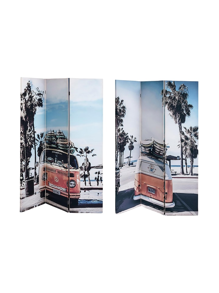 kobolo Paravent CALIFORNIA in Rosa günstig kaufen onesize