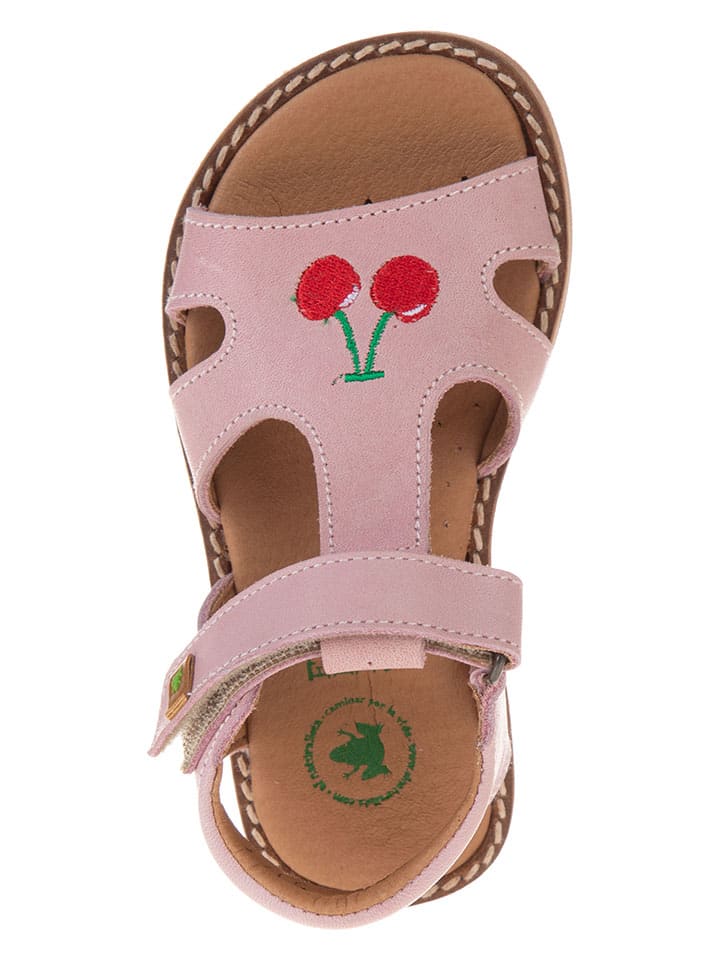 El Naturalista Leder-Sandalen in Rosa günstig kaufen