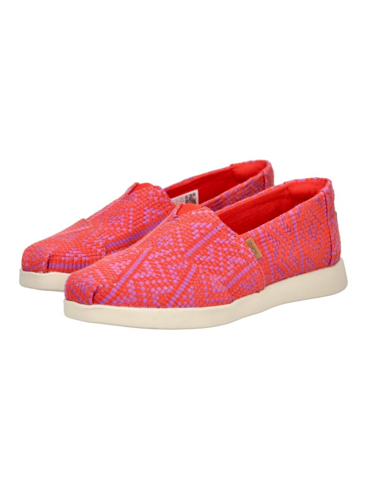 TOMS Slipper in Rot günstig kaufen