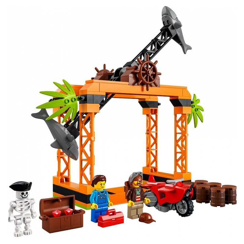 60342 Le défi de cascade : l'attaque des requins LEGO City