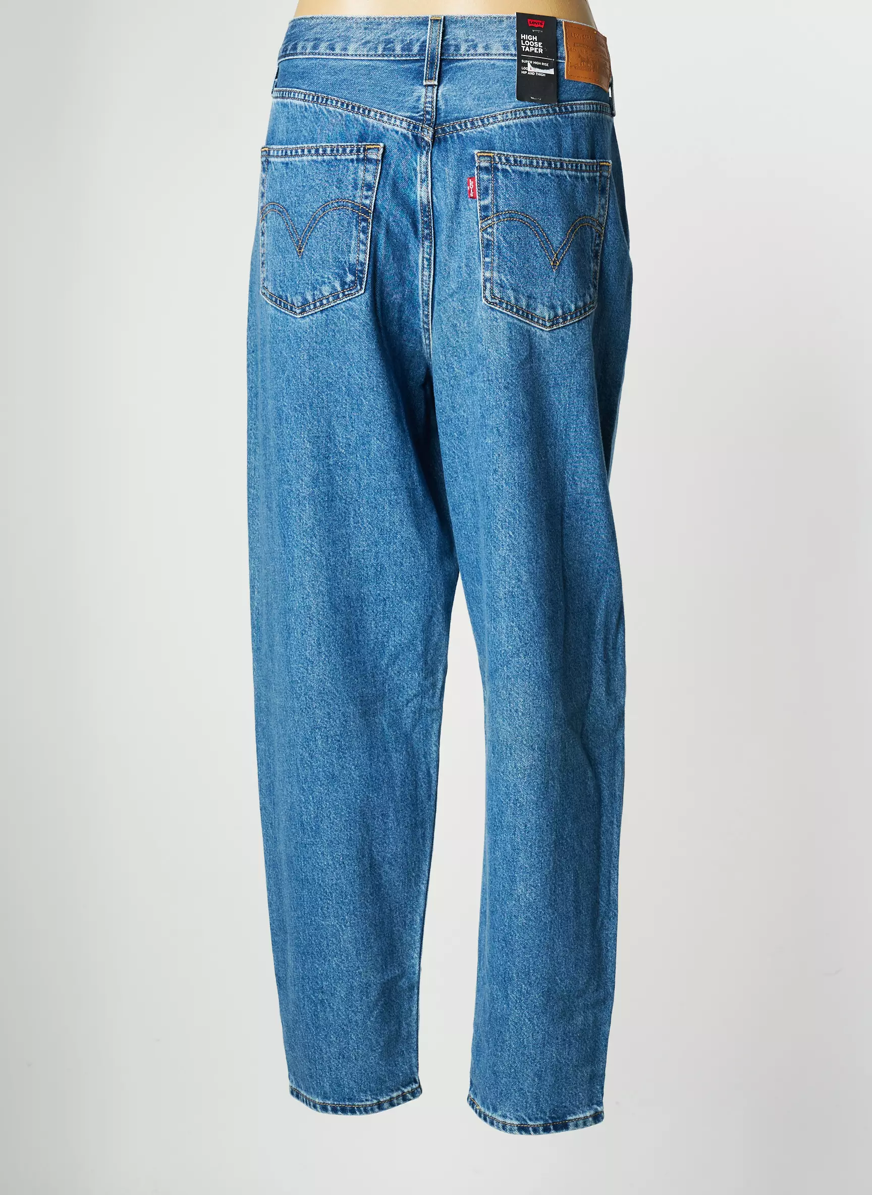 Levis Jeans Coupe Large Femme couleur bleu