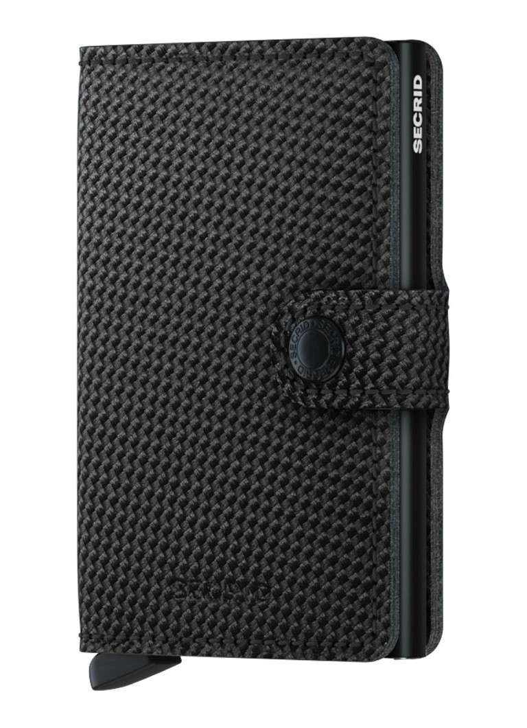 Portofel mini din piele Secrid cu sloturi pentru carduri.