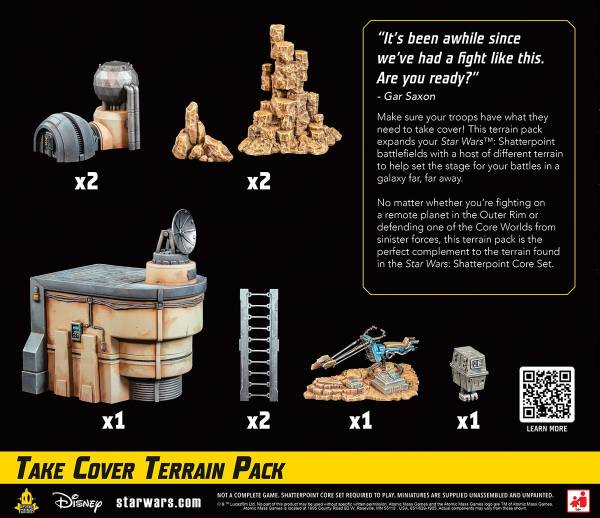 Star Wars: Shatterpoint - Take Cover Terrain Pack (Geländeset „In Deckung!“)