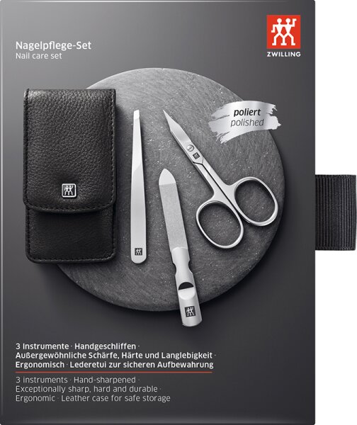 ZWILLING Beauty Classic Nagelpflege-Set - black Maniküre-Set