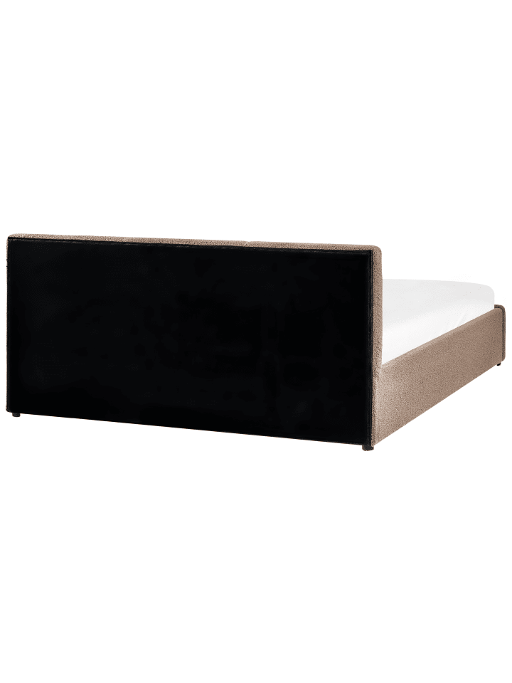 Beliani Doppelbett BOUSSE in Beige - (W) 171 x (H) 79 x (L) 219 cm günstig kaufen onesize