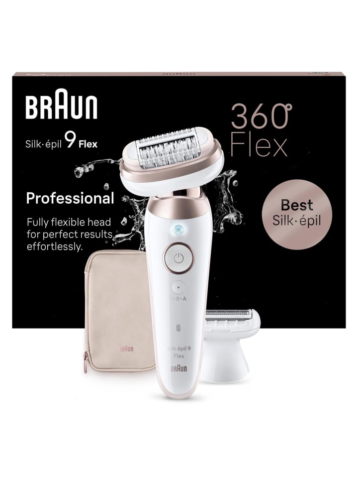 Braun Epilierer Silk-épil 9 Flex 9-030 3D in Weiß günstig kaufen onesize
