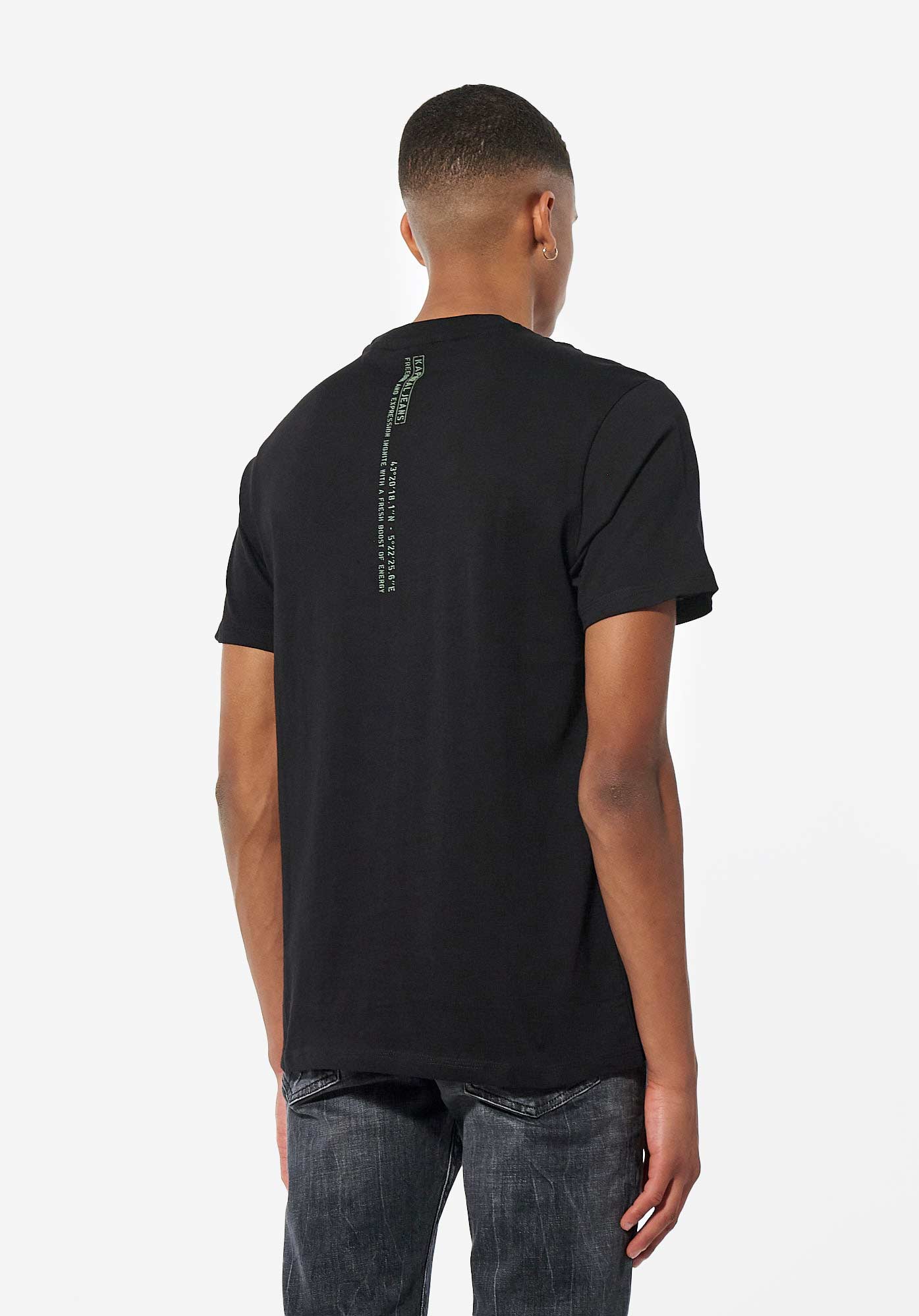 MAORI  T-shirt noir Homme en 100% coton bio