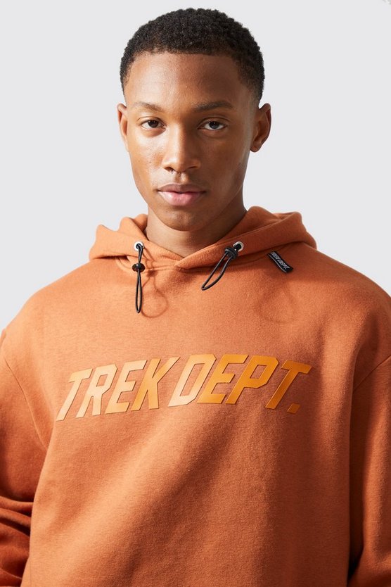 Active Oversize Hoodie mit Trekking Dept Etikett