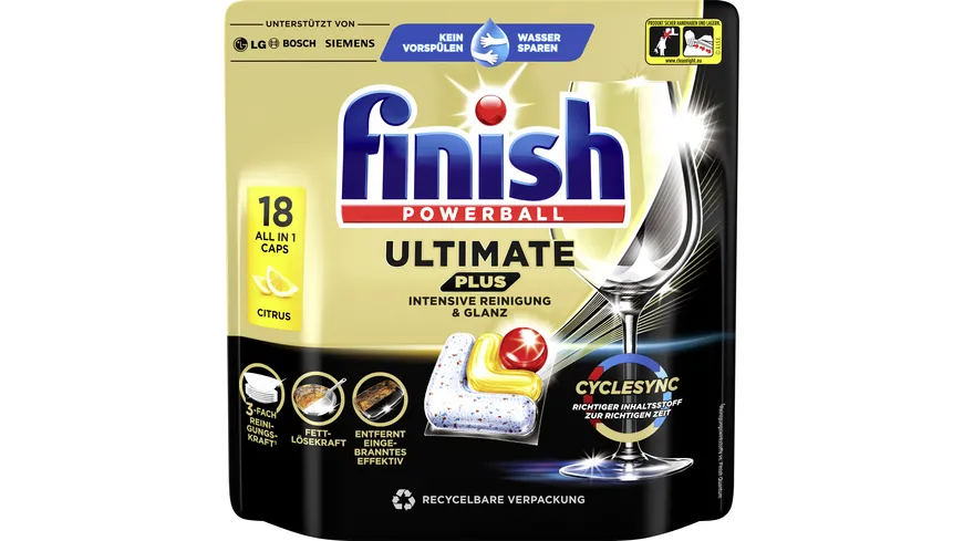 Finish Spülmaschinentabs Ultimate Plus All-in-1 Citrus