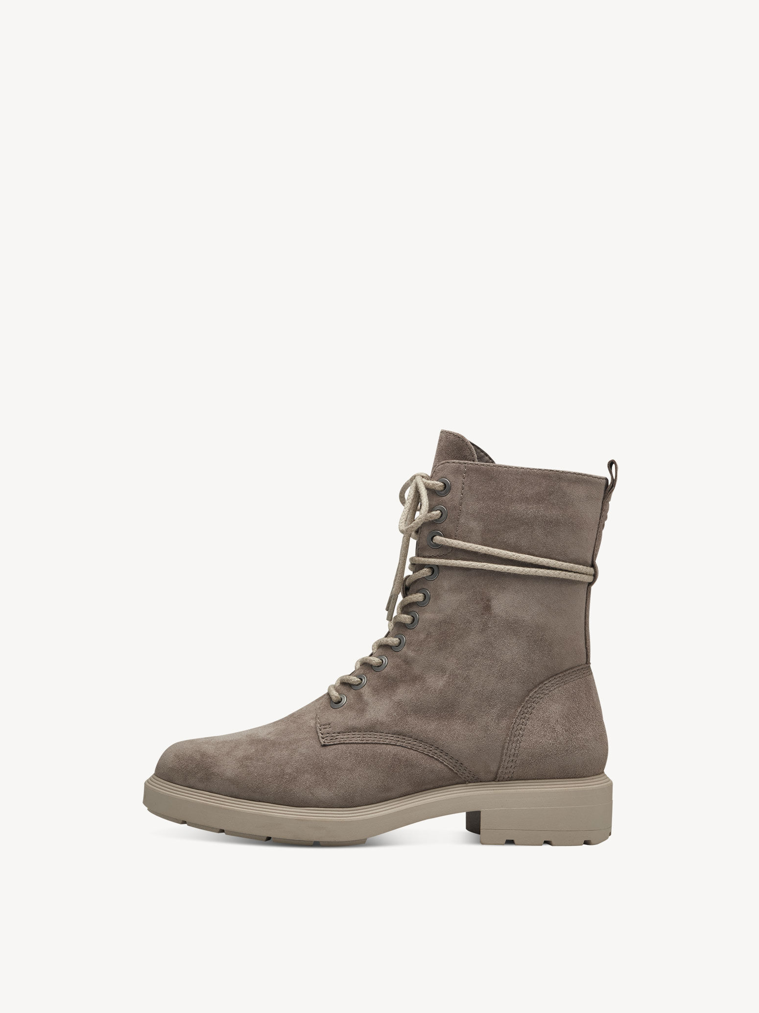 Bottine en cuir - gris