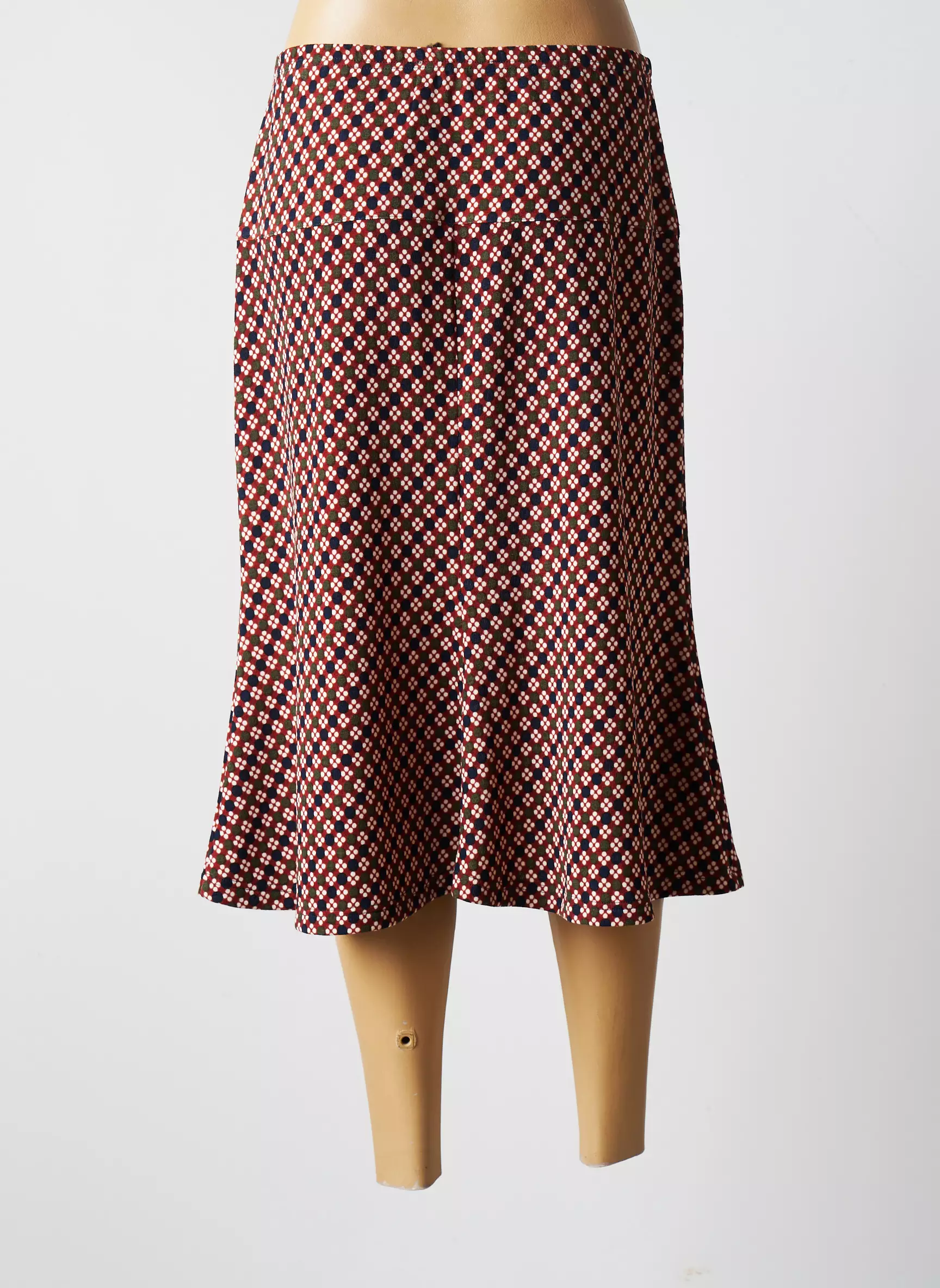 Telmail Jupes Mi Longues Femme couleur marron