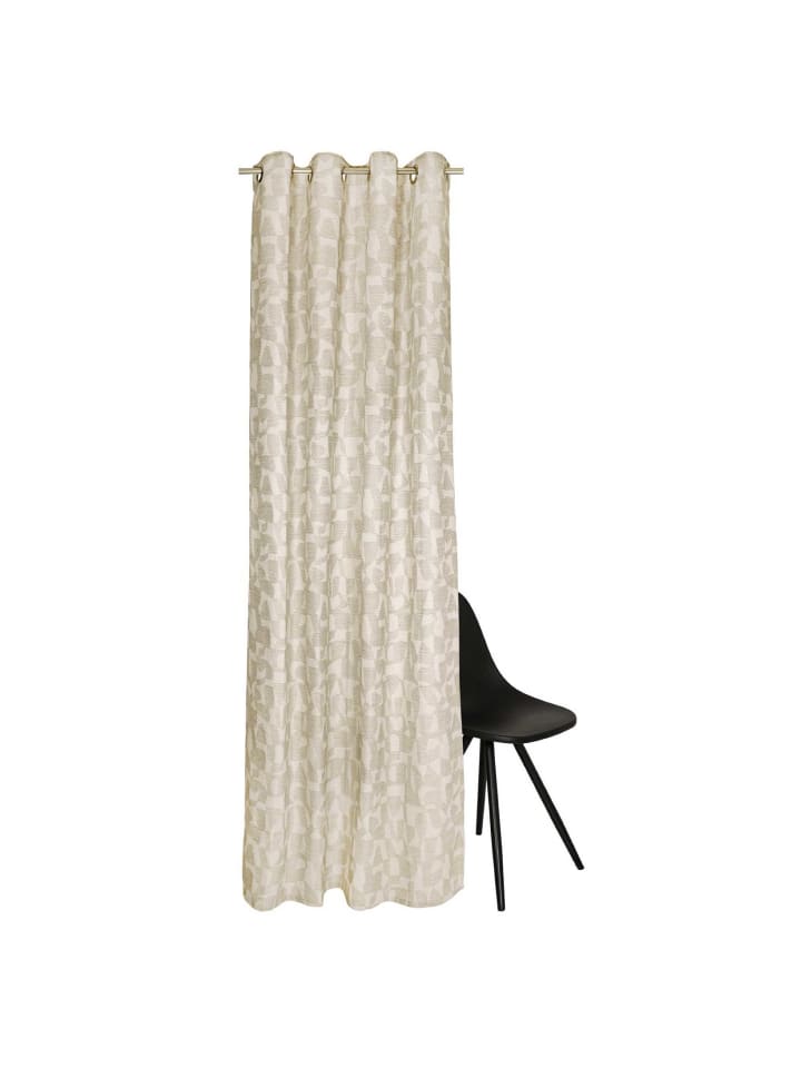 ESPRIT Blickdicher Ösenvorhang COSMO in Natur günstig kaufen 140 x 250 cm