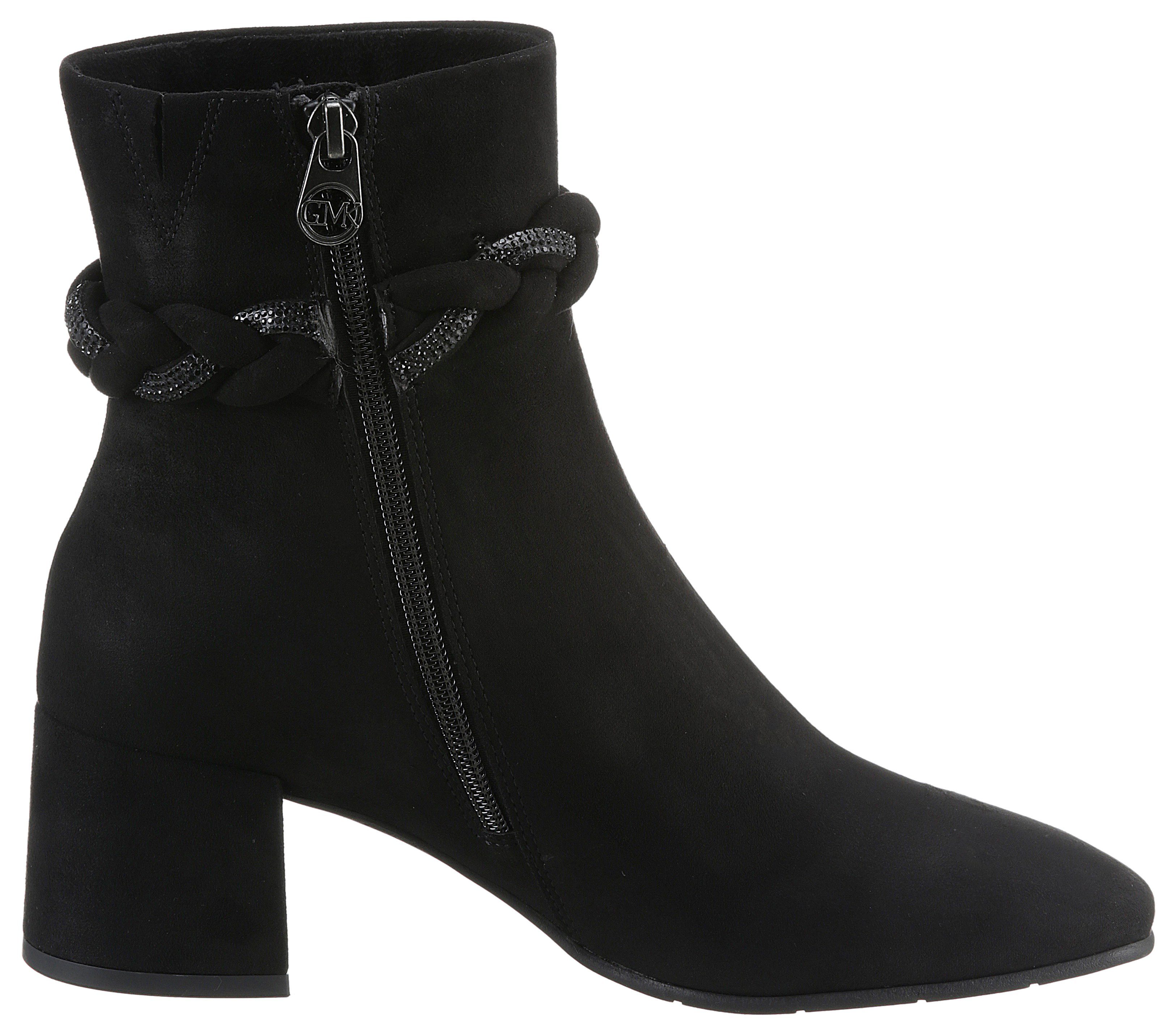 MARCO TOZZI by GMK Stiefelette mit geflochtenem Zierriemchen