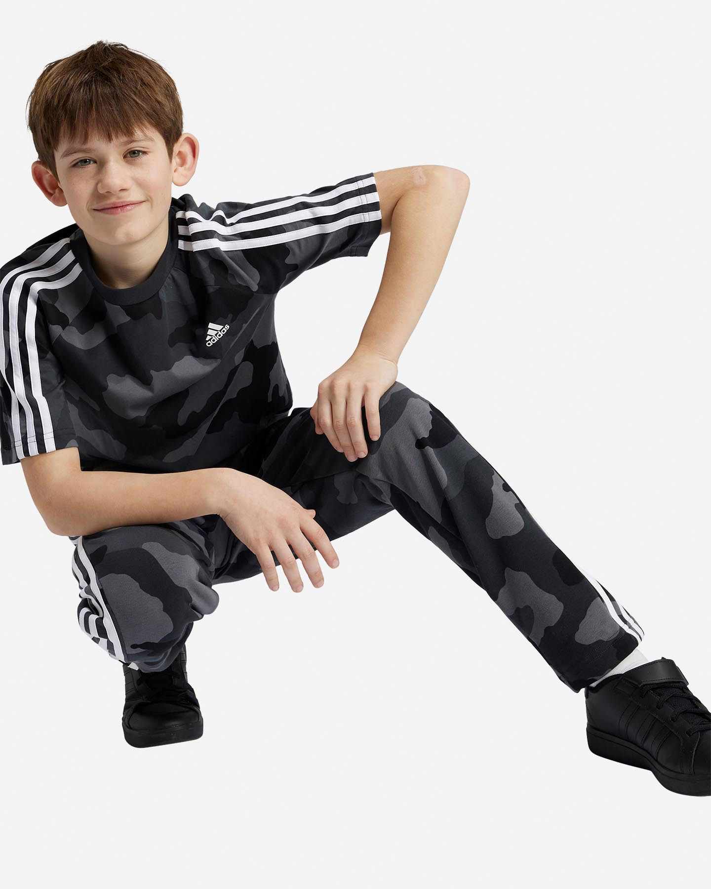 Koszulka Adidas Camouflage 3stripes Jr IV7304