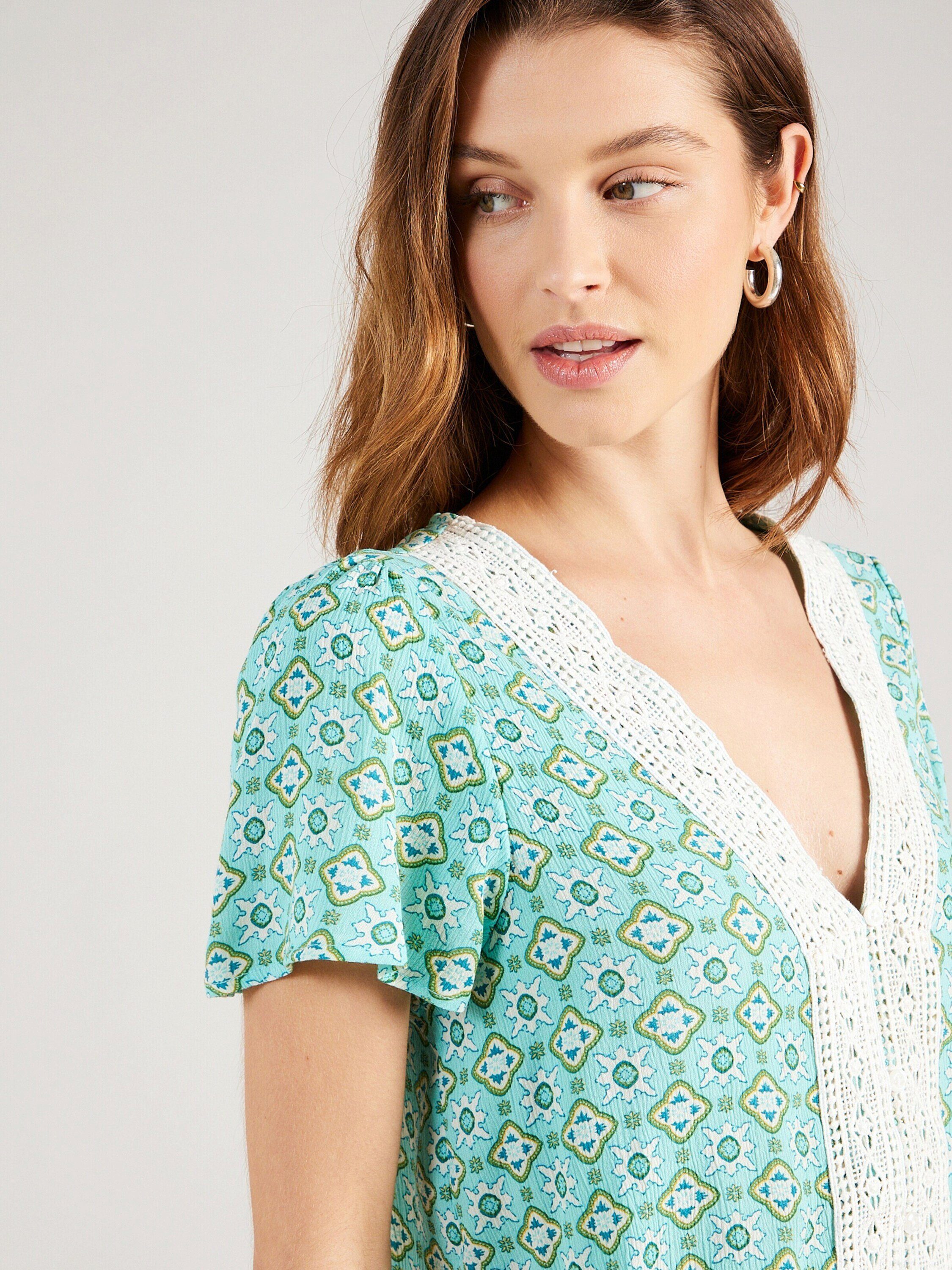 Springfield Funktionsbluse (1-tlg) Spitze, Drapiert/gerafft