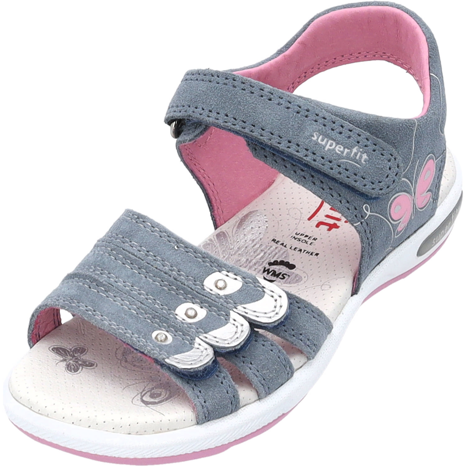 Superfit EMILY 06137, Sandaletten, Kinder, BLAU/ROSA