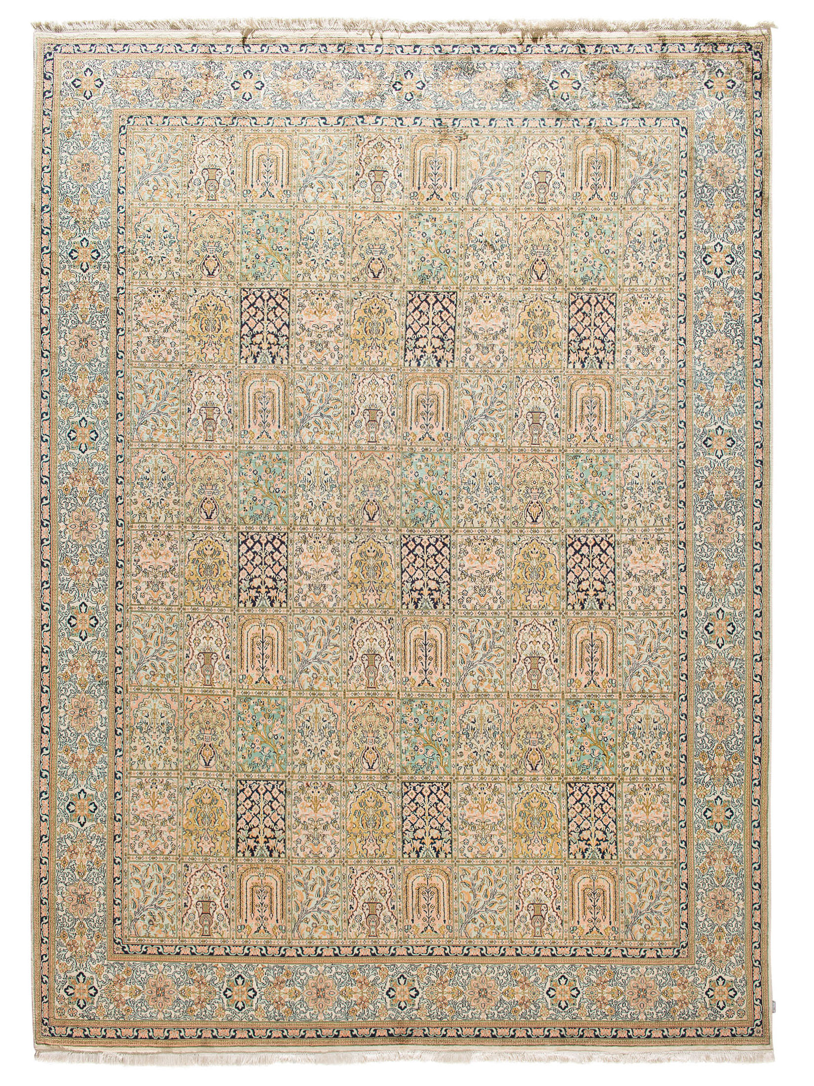 Kaschmir Seide 16/16 ca. 245 x 339 cm, Unikat / Einzelstück